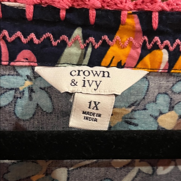 Crown & Ivy Floral Dress - Black, Pink, Yellow, Blue - Picture 2 of 3